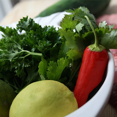 Ingredients Steak and Chimichurri Ingredients