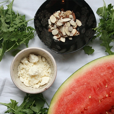 Ingredients Arugula Watermelon Salad Ingredients