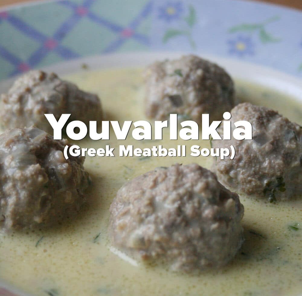 large-Youvarlakia (Greek Meatball Soup)