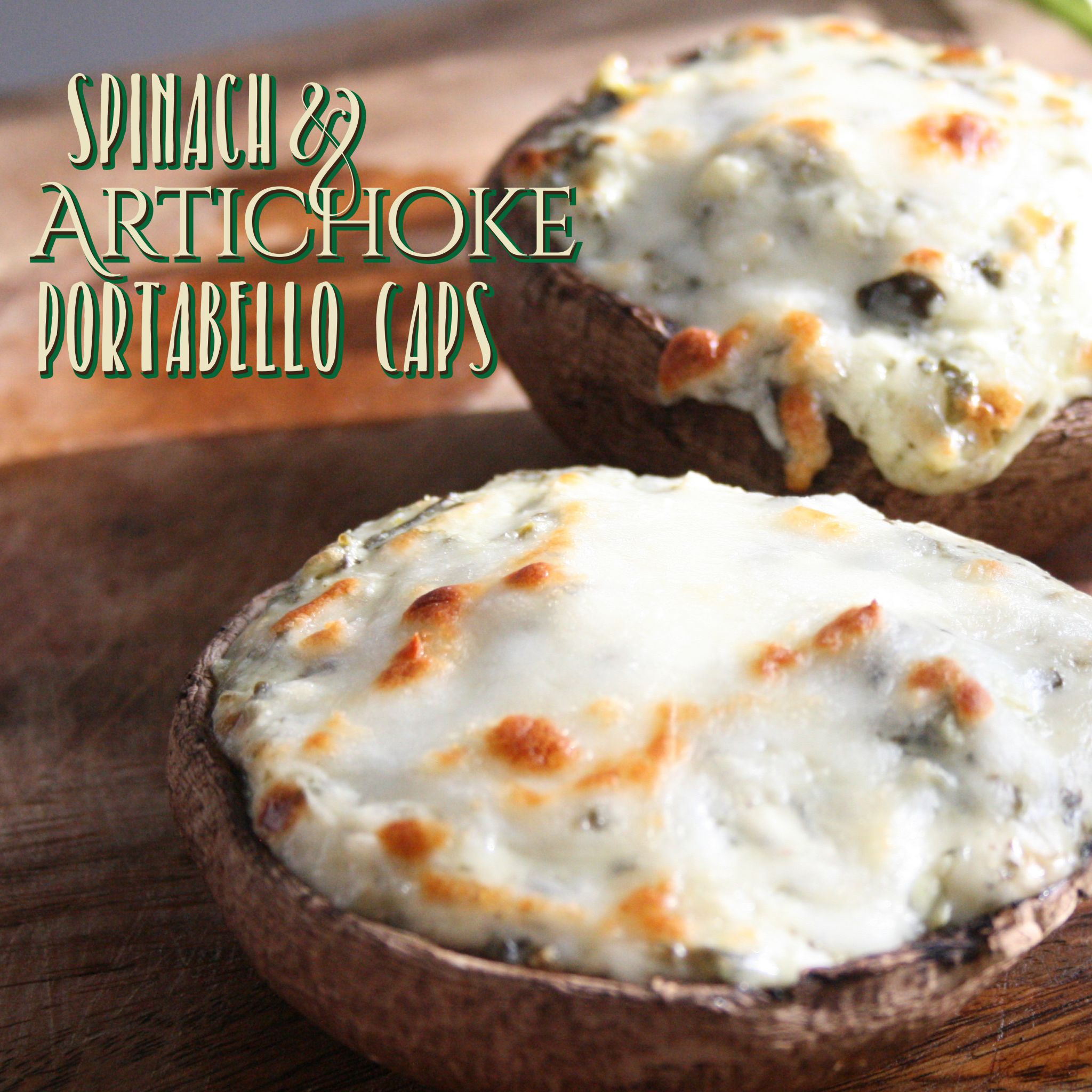 SpinachArtichokePortabelloCaps