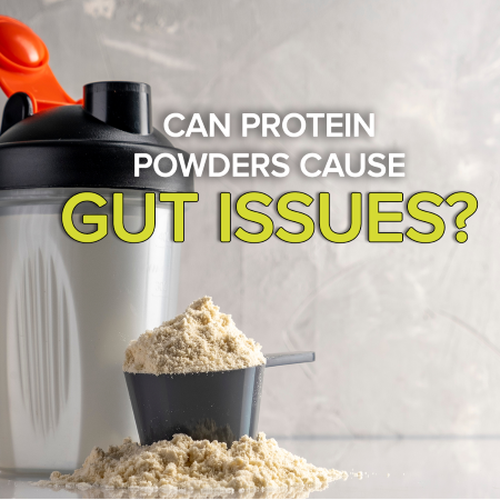 Can protein powders cause gut issues?